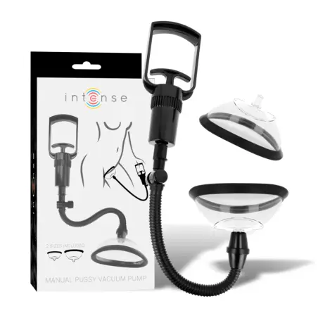 INTENSE - PUMP BOMBA MANUAL VAGINAL CON DOS COPAS INTERCAMBIABLES Vaginas con vibración