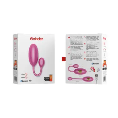 ONINDER - TOKYO HUEVO VIBRADOR ROSA 7.5 X 3.2 CM - APP GRATUITA 