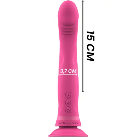 INTENSE - MICHELANGELO DILDO VIBRADOR SILICONA ROSA Rotadores y vibradores