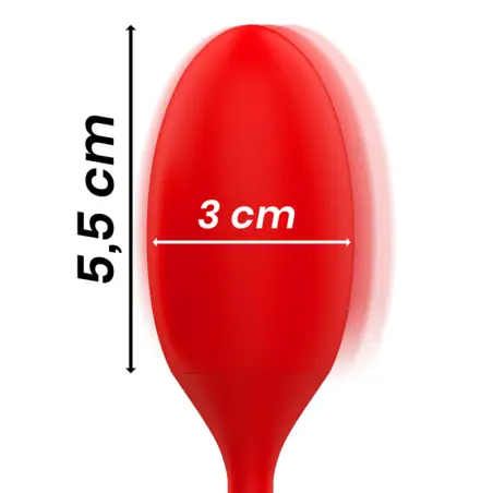 MIA - TOSCANA DOUBLE PLEASURE WAND + HUEVO VIBRADOR 