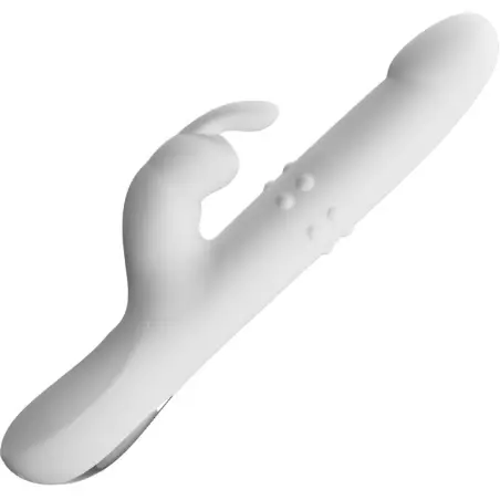 PRETTY LOVE - REESE VIBRADOR CON ROTACIÓN PLATEADO 