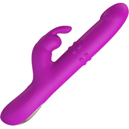 PRETTY LOVE - REESE VIBRADOR CON ROTACIÓN MORADO 