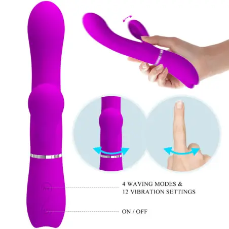 PRETTY LOVE - VIBRADOR ESTIMULADOR CLITORIS 