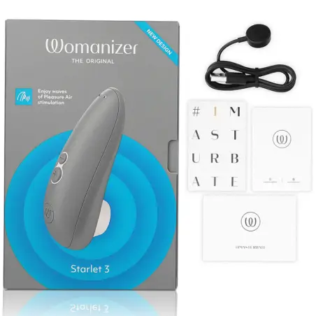 WOMANIZER - STARLET 3 ESTIMULADOR CLÍTORIS GRIS 