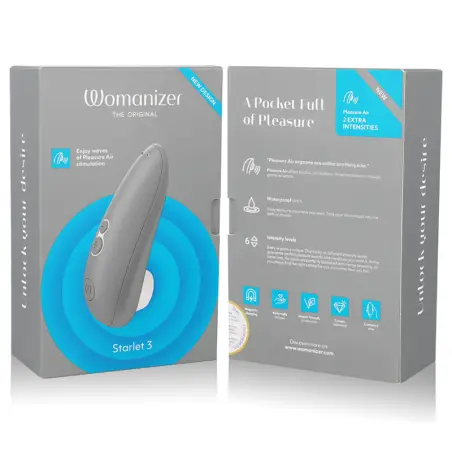 WOMANIZER - STARLET 3 ESTIMULADOR CLÍTORIS GRIS 