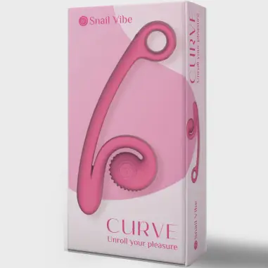 SNAIL VIBE - CURVE VIBRADOR ROSA Vibradores HI-TECH