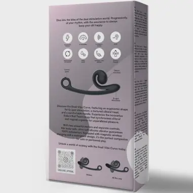 SNAIL VIBE - CURVE VIBRADOR NEGRO 