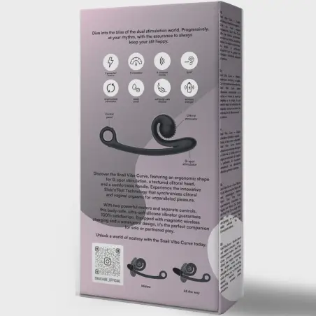SNAIL VIBE - CURVE VIBRADOR NEGRO 
