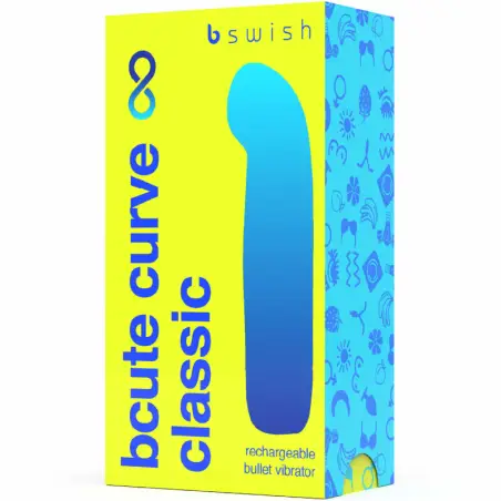 B SWISH - BCUTE CURVE INFINITE CLASSIC VIBRADOR RECARGABLE SILICONA AMARILLO 