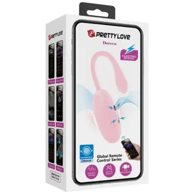 PRETTY LOVE - DOREEN HUEVO VIBRADOR RECARGABLE ROSA Huevos vibradores