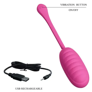 PRETTY LOVE - CATALINA HUEVO VIBRADOR RECARGABLE ROSA 
