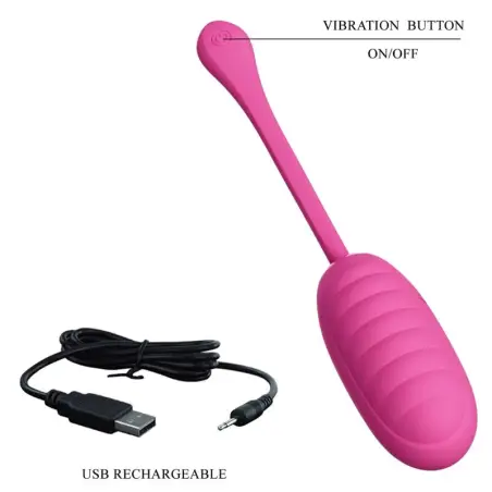 PRETTY LOVE - CATALINA HUEVO VIBRADOR RECARGABLE ROSA 