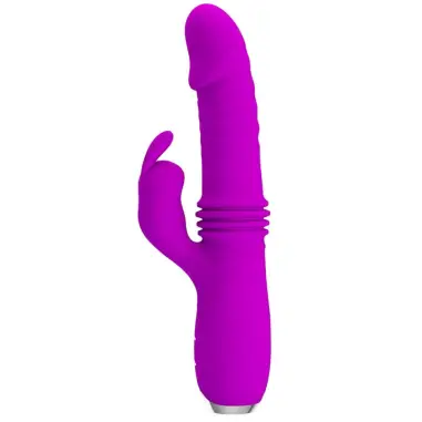PRETTY LOVE - DOROTHY VIBRADOR CONEJO RECARGABLE MORADO 