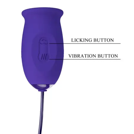 PRETTY LOVE - DAISY YOUTH ESTIMULADOR VIBRADOR RECARGABLE VIOLETA 