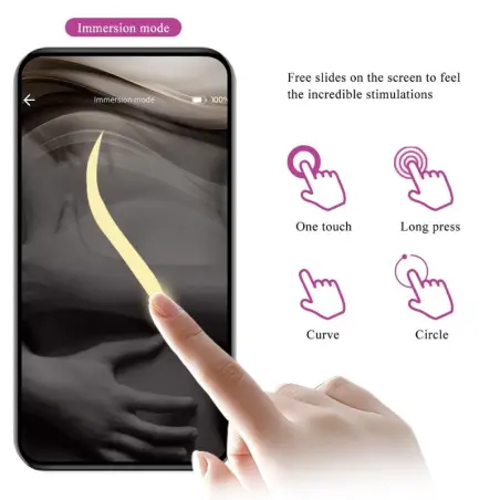 PRETTY LOVE - NYMPH HUEVO VIBRADOR CONTROLADO POR APP VIOLETA Huevos vibradores