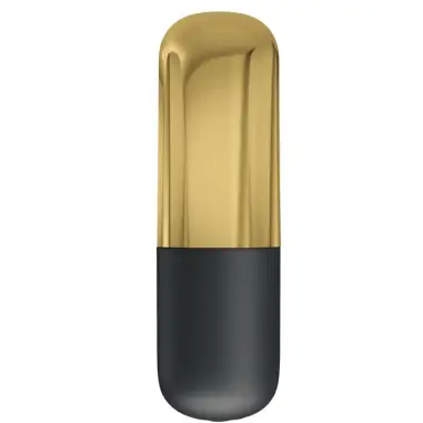 PRETTY LOVE - BALA VIBRADOR RECARGABLE DORADO 