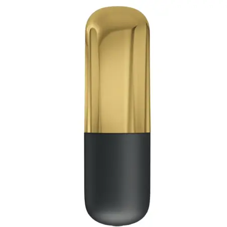 PRETTY LOVE - BALA VIBRADOR RECARGABLE DORADO 