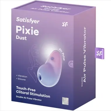 SATISFYER - PIXIE DUST LILA ESTIMULADOR AIR PLUSE Succionadores sin vibración