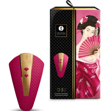 SHUNGA - OBI MASAJEADOR INTIMO FUCSIA Vibradores Lay-on Clítoris