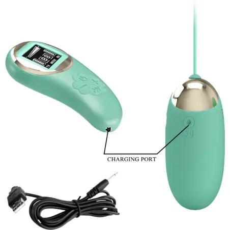 PRETTY LOVE - MINA HUEVO VIBRADOR CONTROL REMOTO VERDE 