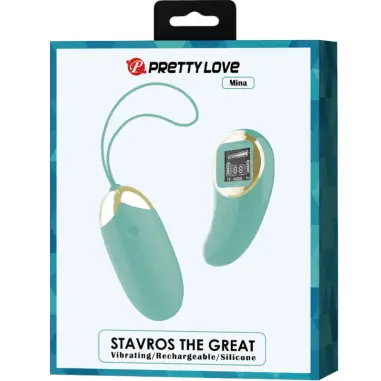 PRETTY LOVE - MINA HUEVO VIBRADOR CONTROL REMOTO VERDE 