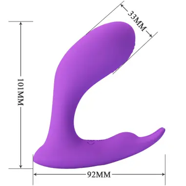 PRETTY LOVE - IDABELLE VIBRATION & PULSATION CONTROL REMOTO VIOLETA 