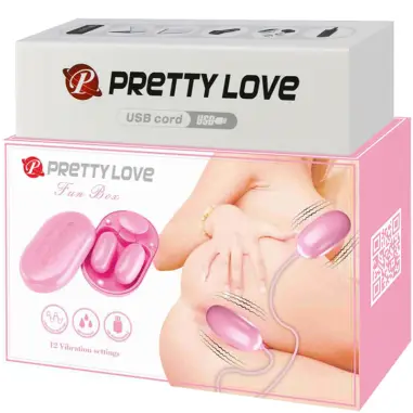 PRETTY LOVE - FUN BOX BALA VIBRADORA ROSA 