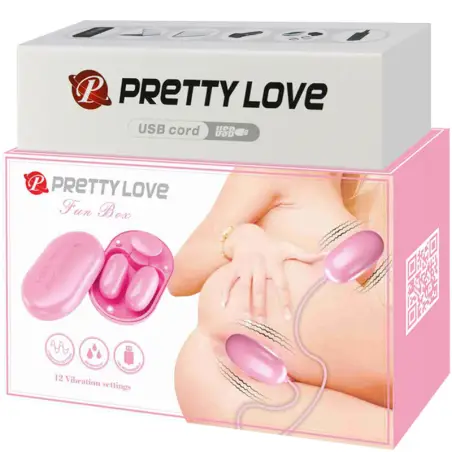 PRETTY LOVE - FUN BOX BALA VIBRADORA ROSA 