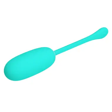PRETTY LOVE - JULIUS HUEVO VIBRADOR IMPERMEBLE & RECARGABLE VERDE AGUA 