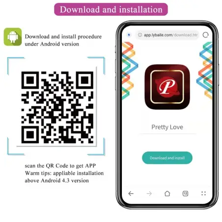 PRETTY LOVE - JAYLEEN VIBRADOR APP CONTROL REMOTO LILA 
