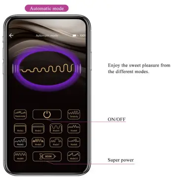 PRETTY LOVE - JAYLEEN VIBRADOR APP CONTROL REMOTO LILA 