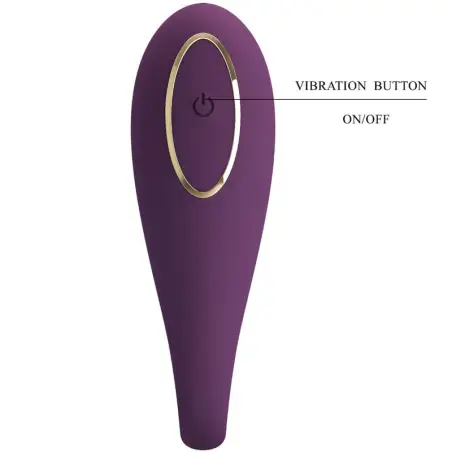 PRETTY LOVE - AUGUST VIBRADOR DOBLE PLACER APP REMOTE 