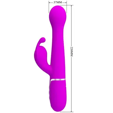 PRETTY LOVE - DEJON VIBRADOR RABBIT 3 EN 1 MULTIFUNCIÓN VIOLETA Vibradores Rabbit
