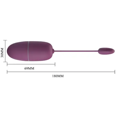 PRETTY LOVE - NYMPH HUEVO VIBRADOR CONTROLADO POR APP LILA Vibradores con APP