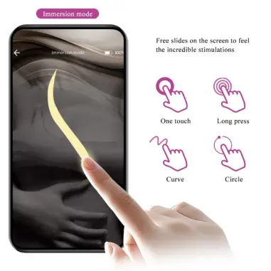 PRETTY LOVE - NYMPH HUEVO VIBRADOR CONTROLADO POR APP LILA Vibradores con APP