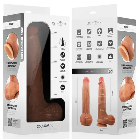 Bruce XL Dildo Silicona 25.5 cm -Ø- 5.5 cm | MR Intense