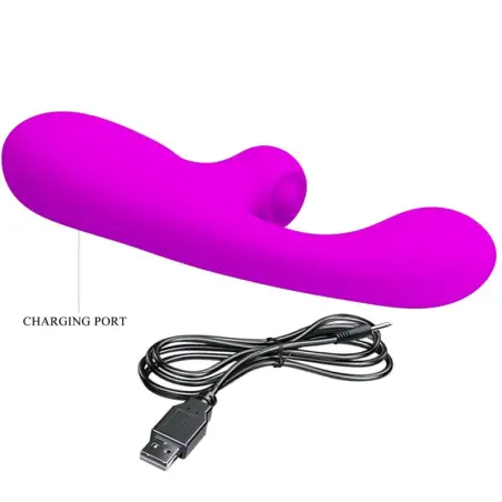 PRETTY LOVE - SKYLAR VIBRADOR ESTIMULADOR PÚRPURA 