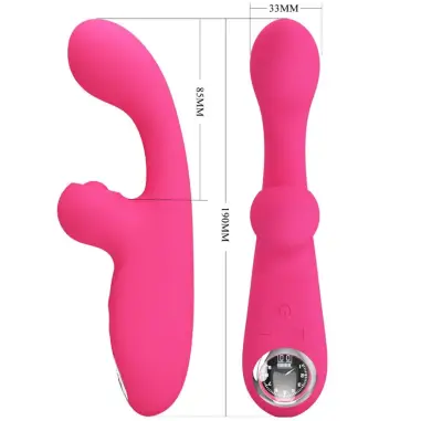PRETTY LOVE - SKYLAR VIBRADOR ESTIMULADOR ROSA 