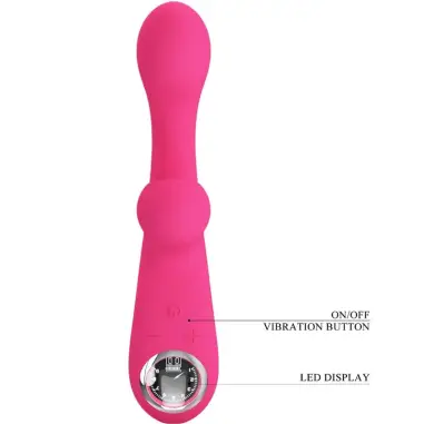 PRETTY LOVE - SKYLAR VIBRADOR ESTIMULADOR ROSA 