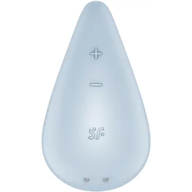 SATISFYER - DEW DROP VIBRADOR LAY-ON AZUL 