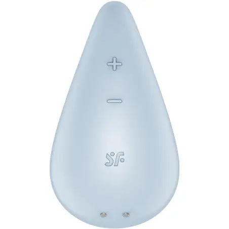 SATISFYER - DEW DROP VIBRADOR LAY-ON AZUL 