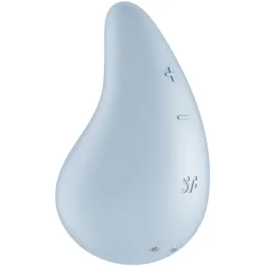 SATISFYER - DEW DROP VIBRADOR LAY-ON AZUL 