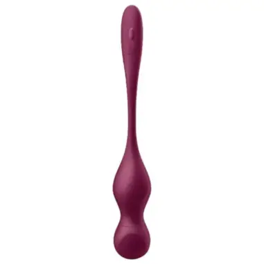 SATISFYER - LOVE BIRDS VARY BOLAS VIBRADORES APP GRATUITA ROJO VINO 