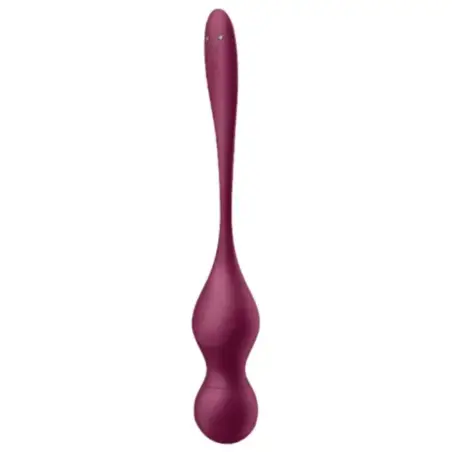 SATISFYER - LOVE BIRDS VARY BOLAS VIBRADORES APP GRATUITA ROJO VINO 