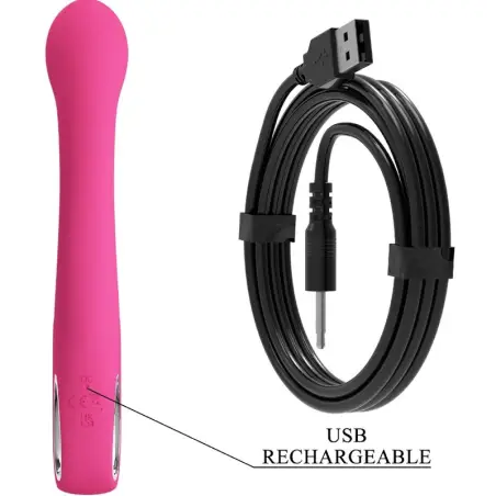 PRETTY LOVE - FRITZ VIBRADOR RABBIT 12 VIBRACIONES ROSA Vibradores Rabbit