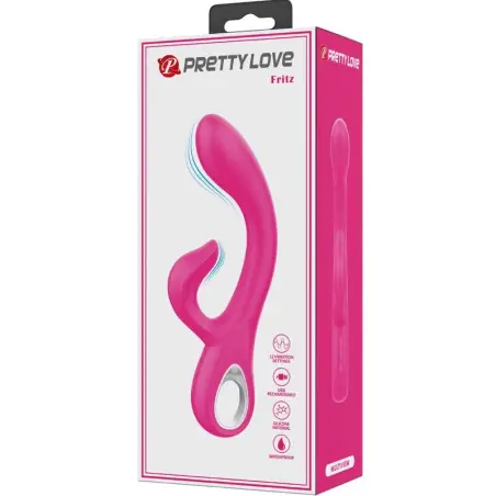 PRETTY LOVE - FRITZ VIBRADOR RABBIT 12 VIBRACIONES ROSA Vibradores Rabbit