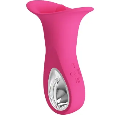 PRETTY LOVE - CLYDE VIBRADOR ORAL LENGUA VIBRADORA 12 VIBRACIONES ROSA Vibradores Rabbit