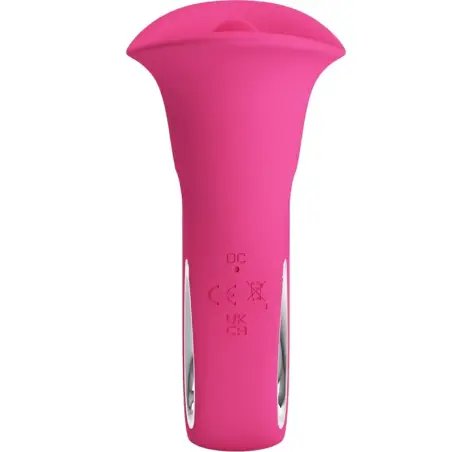 PRETTY LOVE - CLYDE VIBRADOR ORAL LENGUA VIBRADORA 12 VIBRACIONES ROSA Vibradores Rabbit