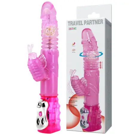 BAILE - TRAVEL PARTNER ROTADOR UP & DOWN RABBIT ROSA 