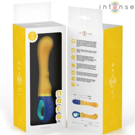 INTENSE - SHAGGY VIBRADOR PUNTO-G AMARILLO 